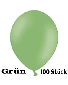 Luftballons 23 cm, Grün, 100 Stück