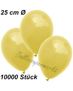 Luftballons 25 cm, Gelb, 10000 Stück