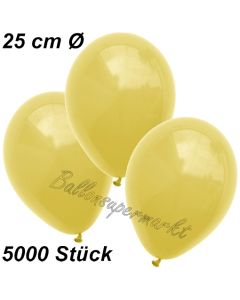 Luftballons 25 cm, Gelb, 5000 Stück 
