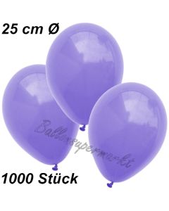 Luftballons 25 cm, Lila, 1000 Stück 