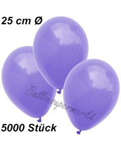 Luftballons 25 cm, Lila, 5000 Stück