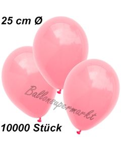 Luftballons 25 cm, Neon Pink, 10000 Stück 