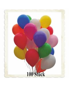Luftballons Bunt Gemischt, 28-30 cm, preiswert und günstig