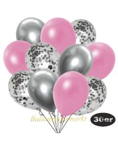 luftballons-30er-pack-10-silber-konfetti-und-10-metallic-rose-10-chrome-silber