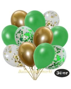 luftballons-30er-pack-5-gruen-5-gold-konfetti-und-10-metallic-gruen-10-chrome-gold