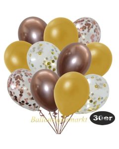 luftballons-30er-pack-5-rosegold-5-gold-konfetti-und-10-metallic-gold-10-chrome-rosegold