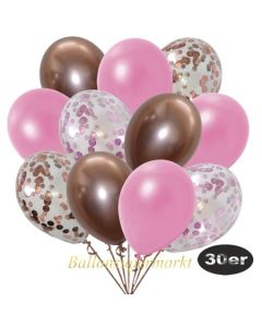 luftballons-30er-pack-5-rosegold-5-rosa-konfetti-und-10-metallic-rose-10-chrome-rosegold