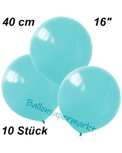 Luftballons 40 cm, Babyblau, 10 Stück