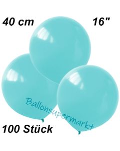 Luftballons 40 cm, Babyblau, 100 Stück