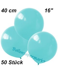 Luftballons 40 cm, Babyblau, 50 Stück