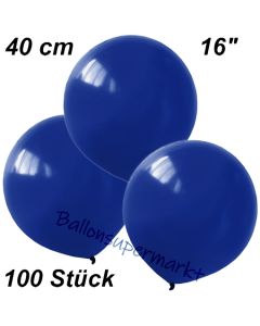 Luftballons 40 cm, Dunkelblau, 100 Stück