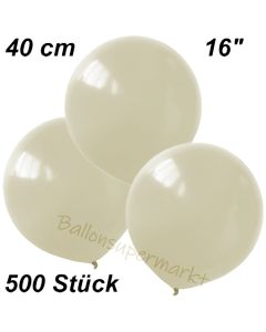 Luftballons 40 cm, Elfenbein, 500 Stück