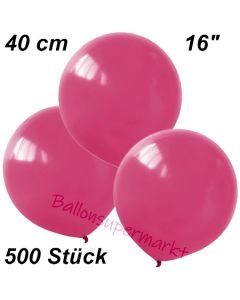 Luftballons 40 cm, Fuchsia, 500 Stück