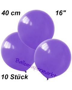 Luftballons 40 cm, Lavendel, 10 Stück