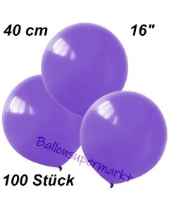 Luftballons 40 cm, Lavendel, 100 Stück