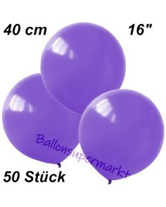 Luftballons 40 cm, Lavendel, 50 Stück