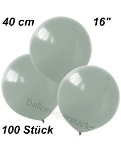 Luftballons 40 cm, Silbergrau, 100 Stück