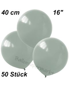 Luftballons 40 cm, Silbergrau, 50 Stück