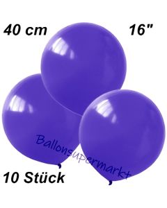 Luftballons 40 cm, Violett, 10 Stück