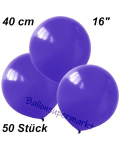 Luftballons 40 cm, Violett, 50 Stück