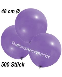 Große Luftballons, 48-51 cm, Lavendel, 50 Stück