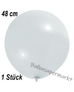Großer Luftballon, 48-51 cm, Transparent