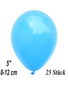 Luftballons 12 cm, Babyblau, 25 Stück
