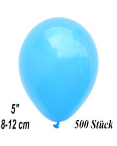 Luftballons 12 cm, Babyblau, 500 Stück