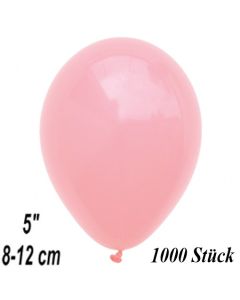 Luftballons 12 cm, Babyrosa, 1000 Stück