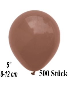 Luftballons 12 cm, Mocca, 500 Stück
