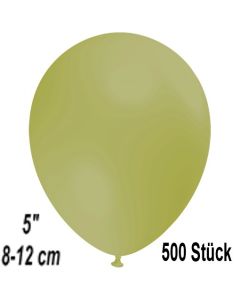 Luftballons 12 cm, Olivgrün, 500 Stück
