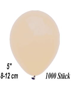 Luftballons 12 cm, Safari Beige, 1000 Stück