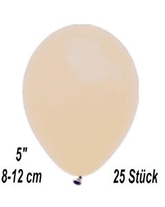 Luftballons 12 cm, Safari Beige, 25 Stück