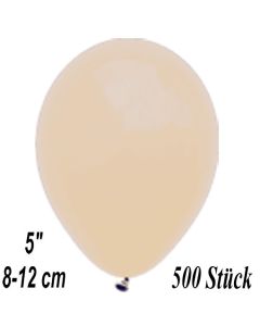 Luftballons 12 cm, Safari Beige, 500 Stück