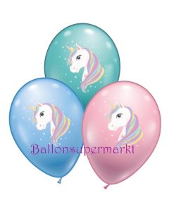 Luftballons aus Latex Einhorn