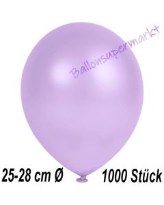 Metallic Luftballons in Lila, 25-28 cm, 1000 Stück