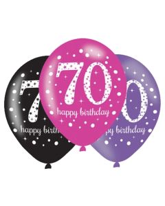 Pink Celebration 70, Luftballons zum 70. Geburtstag