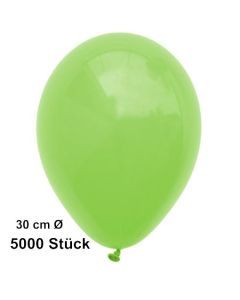 Luftballon Apfelgrün, Pastell, gute Qualität, 5000 Stück