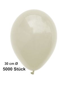 Luftballon Elfenbein, Pastell, gute Qualität, 5000 Stück