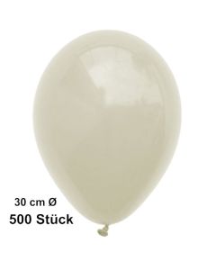 Luftballon Elfenbein, Pastell, gute Qualität, 500 Stück