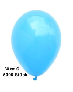 Luftballon Himmelblau, Pastell, gute Qualität, 5000 Stück