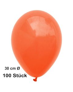 Luftballons Orange, 30 cm, preiswert und günstig