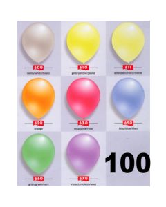Perlmutt Luftballons, 30cm, 100 Stück