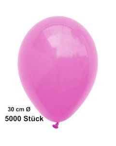 Luftballon Pink, Pastell, gute Qualität, 5000 Stück