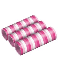 3 Rollen Luftschlangen Hot Pink