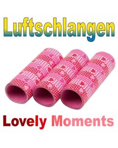 Luftschlangen Lovely Moments, 3 Rollen, zu Valentinstag und Liebe