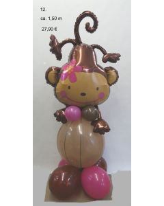 Ballonfigur lustiges Äffchen