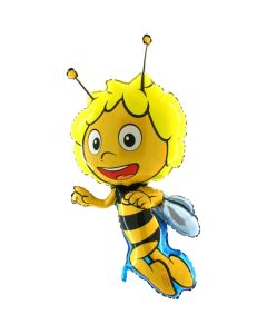 Großer Biene Maja Luftballon mit Ballongas. Maja die Honigbiene