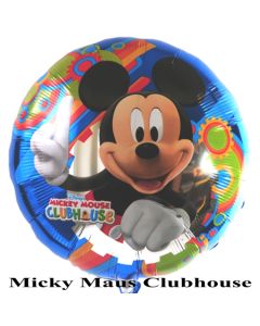 Micky Maus Clubhaus Luftballon mit Ballongas Helium