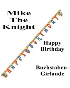 Mike The Knight Geburtstagsgirlande zum Kindergeburstag